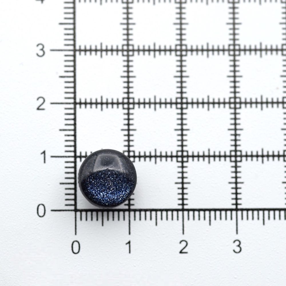 Пуговицы на ножке 18L (11мм), пластик (col.03 т.синий), 72 шт, CR P-45