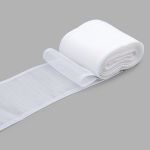 Лента для бантов (капрон) _8 см, 25 м (белый) С3501