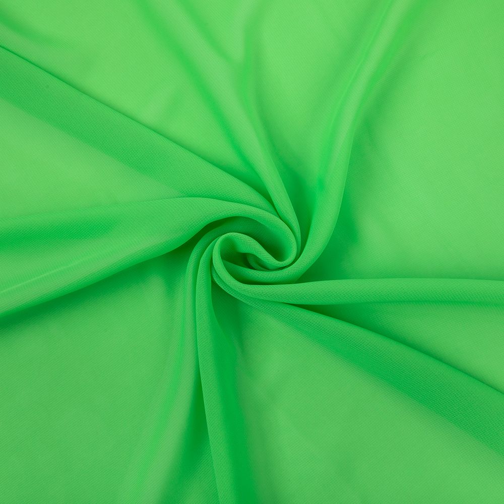 Ткань блузочная Poly Chiffon 84 г/м², 150х147 см, 23 яр.зеленый, Gamma PC-02