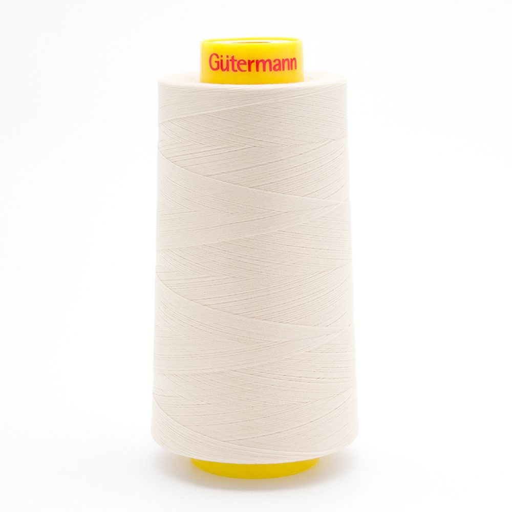 Нитка особо тонкая Gutermann Mara №150 (150/2), 5000 м, 713961, цв. 169 пломбир, 1 катушка
