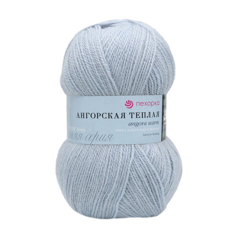 Пряжа Пехорка Ангорская теплая / уп.5 мот. по 100 г, 480 м, 71 талая вода