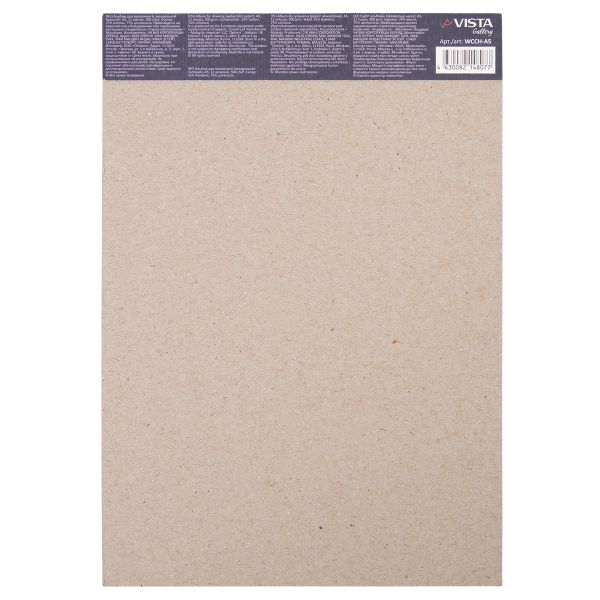 Альбом для акварели 300 г/м², A5 14.8х21 см, склейка с одной стороны 12 л, 25% хлопок, мелкозернистая, Vista-Artista WCCH-A5