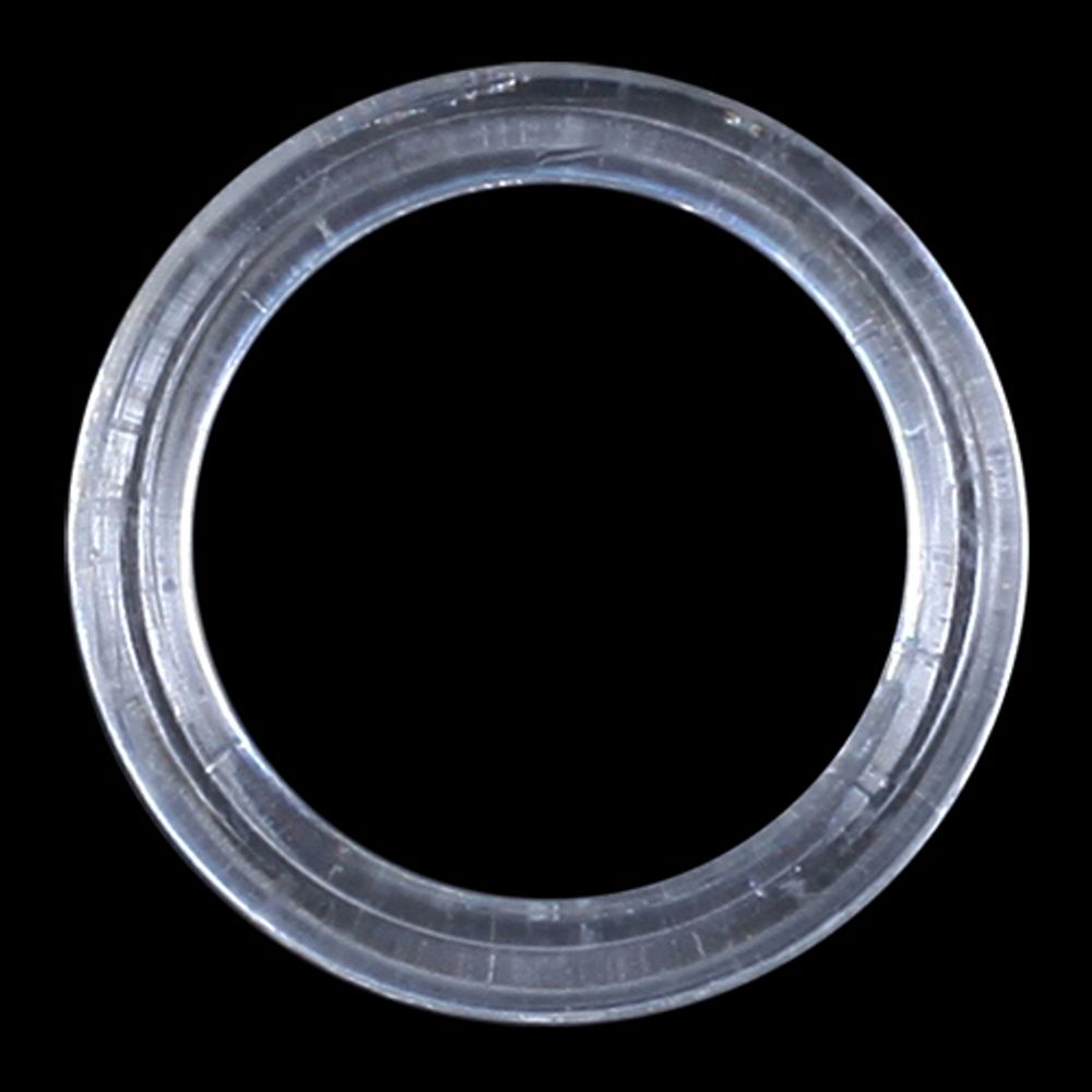 Кольца для бюстгальтера пластик ⌀12.0 мм, прозрачный, 100 шт, 503550