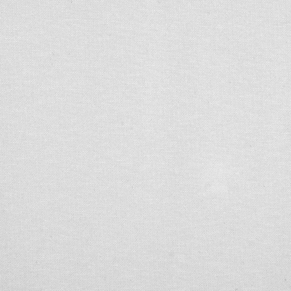 Футер 2-нитка петля гладкокрашеный, 230 г/м², 74% х/б, 21% п/э, 5% эласт, 180 см, цв. белый, 6м /TOS/