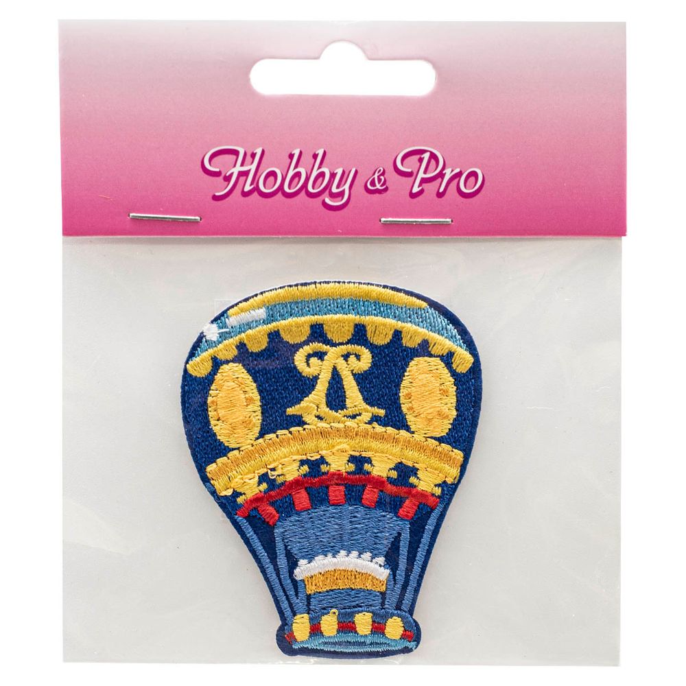 Термоаппликация "Синий воздушный шар", 5.5х7.0см