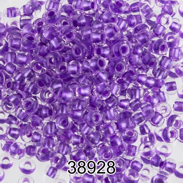 Бисер Preciosa 10/0 (2.3 мм), 500 г, 38928 (Ф369) фиолетовый