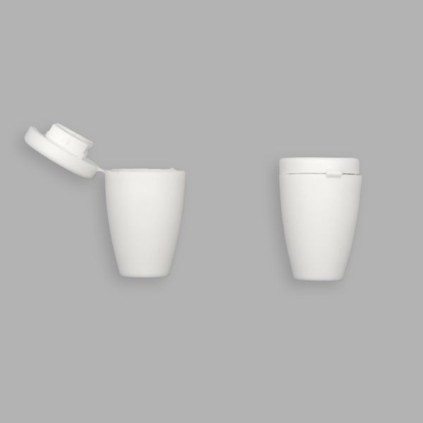 Наконечник для шнура пластик колокол ⌀6/9 мм, 14х11 мм, ПП, кипенно-белый, 100 шт