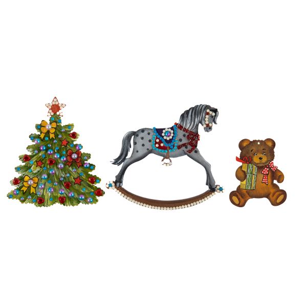 Заготовка из фанеры Набор подвесок Зимний 0.3 см, Mr.Carving, ВД-1267