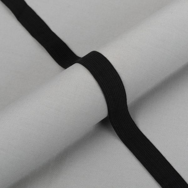 Резинка вязаная 20 мм, / 50 метров, черный, Gamma RV-20 BL