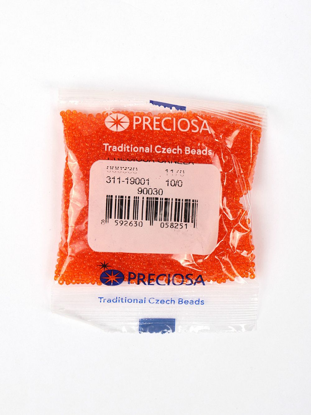 Бисер Preciosa 10/0 (2.3 мм), 50 г, NT цв. 90030/311-19001