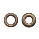 Люверсы металл ⌀12.0 мм (внутр.), №26, сталь, антик, 100 шт, New Star