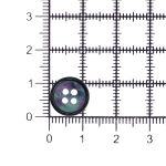 Пуговицы 4 прокола 18L (11мм), пластик (col.03 темно-синий), CB_M-57, 72 шт