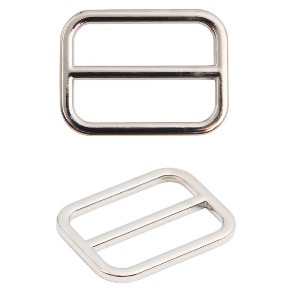 Рамка регулировочная металл литая 25 мм /30х23 мм, ⌀2.5 мм/, никель, 4 шт