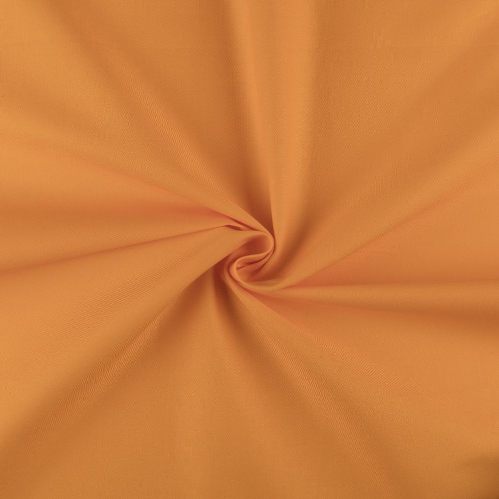 Ткань для пэчворка Peppy Краски жизни Люкс, рулон 112 см / 5 метров, 15-1164 яр.оранжевый, Peppy