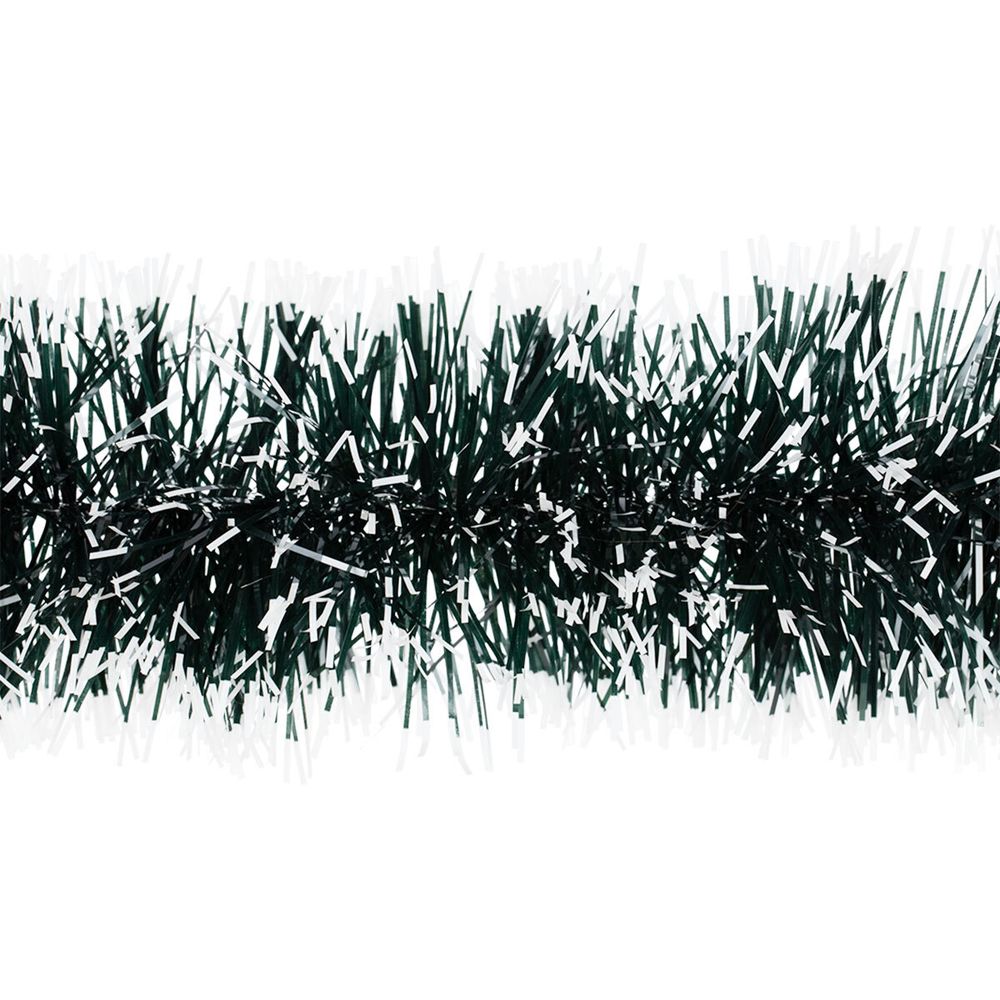 Мишура 4х200 см, 5 шт, №09 т.зеленый с белым, Snoweekon SNW-F080