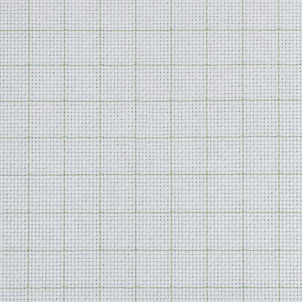 Канва Aida 14 ct, 150х100 см, 92% хлопок, 8% терилен, бл.бл.голубой в клетку, Gamma K04R