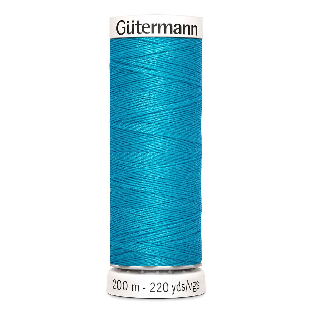 Нитки универсальные Gutermann Sew-all, 200м, 736 голубая лагуна, 1 катушка