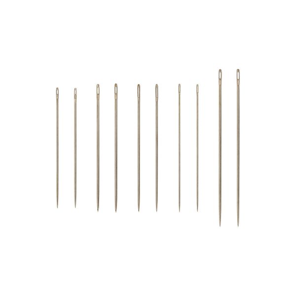 Иглы ручные набор для ручного шитья №1, 10 шт, Gamma NIR-35