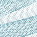 Фатин на шпульке средней жесткости, 100% нейлон, 150 мм, 10 т.бирюзовый, 22,86м, Gamma FTN/R