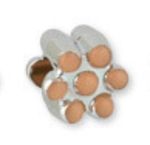 Бусины акрил 10х8 мм, 5 шт, №06 персиковый, Zlatka BLM-04