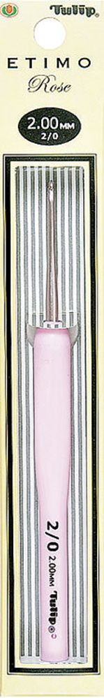 Крючок для вязания с ручкой Tulip Etimo Rose 2мм, TER-03e /TOS/
