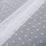 Сетка бельевая эластичная 65 г/м², шир.160 см / 5 метров, Мушка 00128, цв.01 белый /00128.01.1/