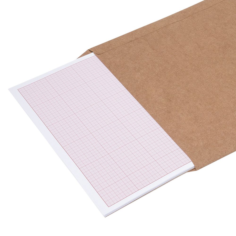 Бумага масштабно-координатная 80 г/м², А3 Маджента, 20 листов