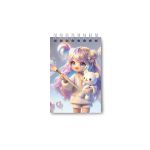 Блокнот на гребне A7 (70х100 мм) 40 л. 12 шт, клетка, Чудное мгновенье 01195, Светоч Б114