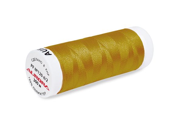 Нитки для креативных работ Aurora №120, 300 м, цв. PF564, 5 катушек