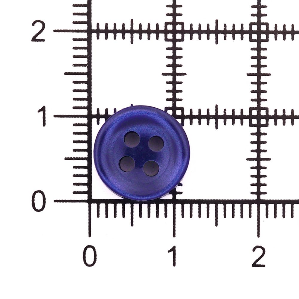 Пуговицы 4 прокола 18L=11 мм, col.03 т. синий, 72 шт, CBM-127