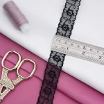 Кружево капроновое 22 мм / 13.71м 0574-1003, цв.черный