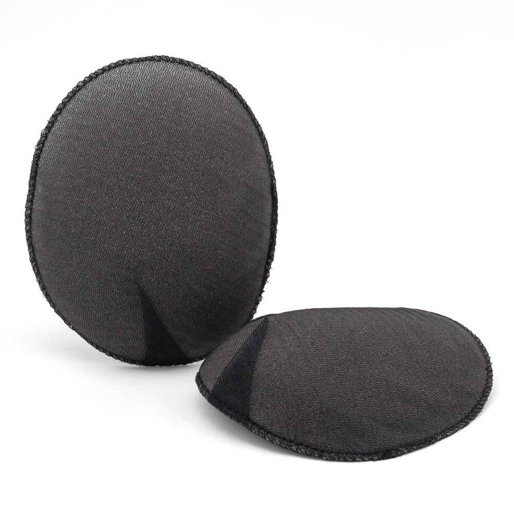 Плечевые накладки (подплечники) реглан 100х130х10 мм, черный, Р-10, 50 пар