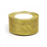 Лента металлизированная 50.0 мм / 22.85±1 метра, цв. золото, Magic4Hobby, упак. 2 шт