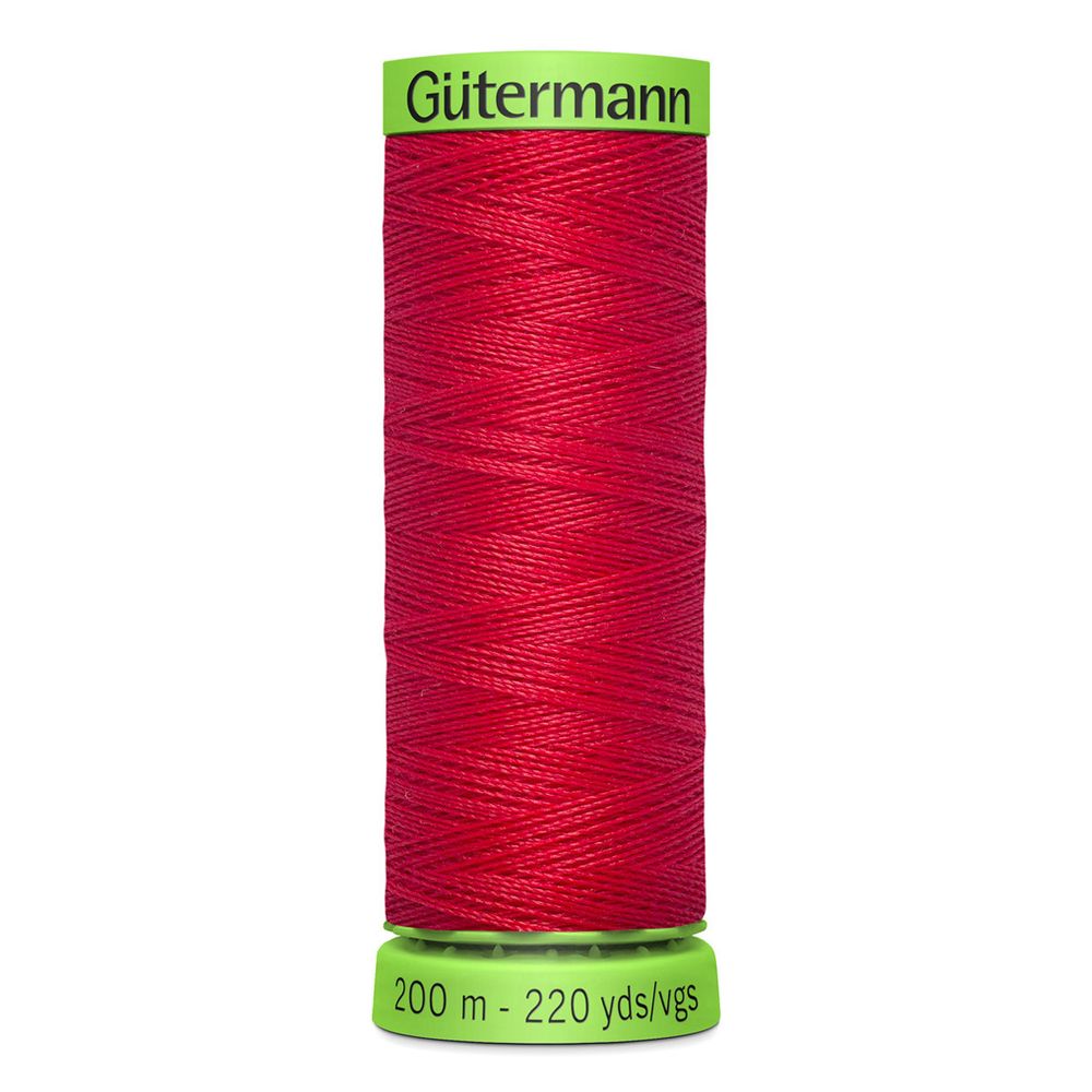 Нитки для тонких тканей Gutermann Extra Fine 150, 200м, 156 красный, 5 катушек