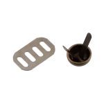 Ножки для дна сумки металл ⌀10 мм, 20 шт, 24 под бронзу, Gamma