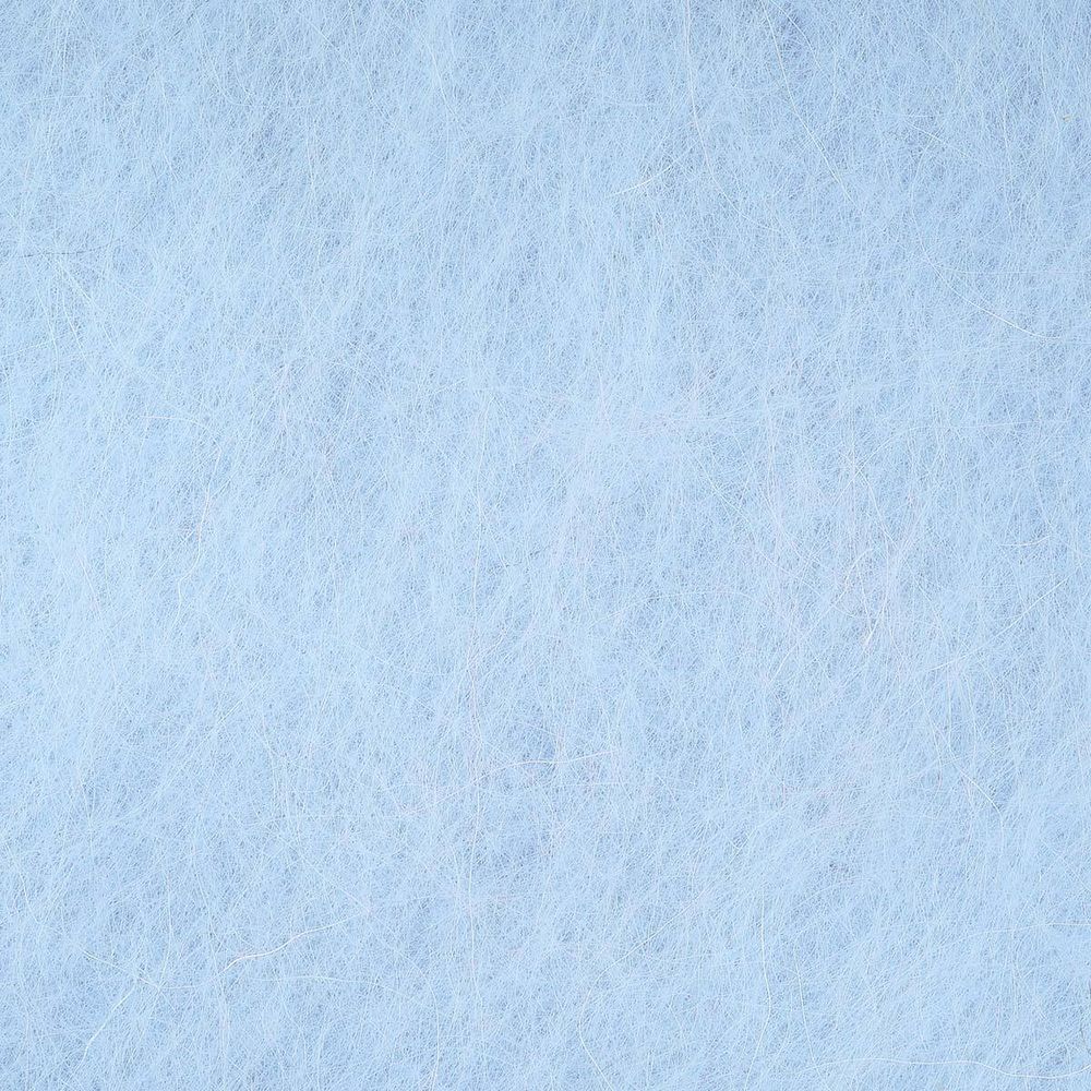 Шерсть для валяния Ангорка для творчества (мохер 45%, шерсть 37%, акрил 18%), 100гр. Камтекс (015 голубой)