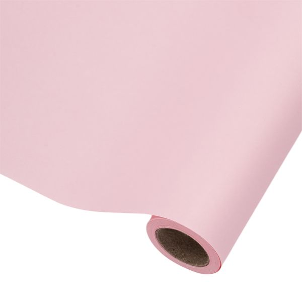 Пленка упаковочная однотонная для цветов и подарков, 65 мкр, 58см / 10м ± 5% (VH2547 светло-розовый)