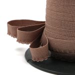 Резинка бельевая (ажурная) 15.0 мм / 50 метров, шиншилла, 0315/59