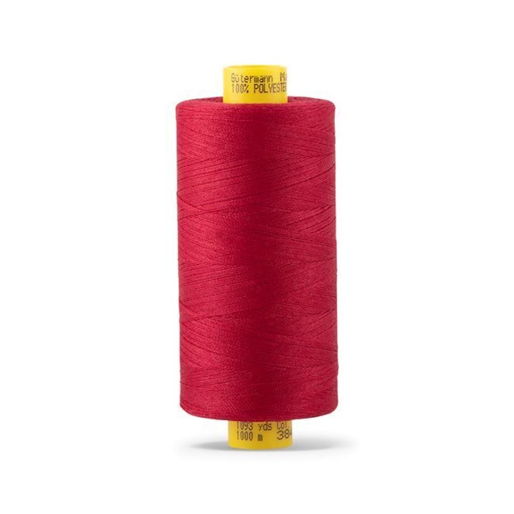 Нитка универсальная Gutermann Mara 120/2, 1000 м, 700207, 384 малиновый щербет, 1 катушка