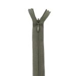 Молния потайная (скрытая) Т3 (3 мм) 1 зам., н/раз., 20 см, хаки, 31202 / 20, 10 шт