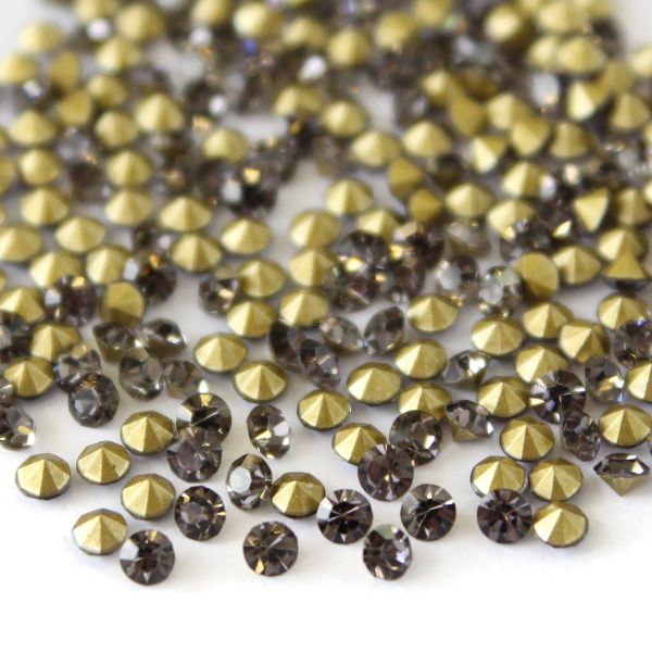 Стразы конусовидные риволи 2,5мм, ss8, 432 штук (стекло) (215)