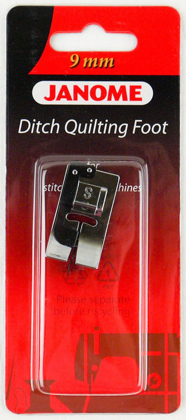 Лапка для швейной машины для соединения двух слоев ткани в раскол 9 мм, 202087003, Janome, 1 шт