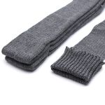 Манжеты трикотажные рукава 7.0 см / 3 метра, плотные, 161/м св.маренго