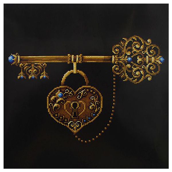 Набор для вышивания нитками Сделай своими руками, Ключ счастья, 35х26 см