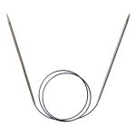 Спицы круговые ⌀3.5 мм, 80 см, 1 шт, серебристые, Prym 212134