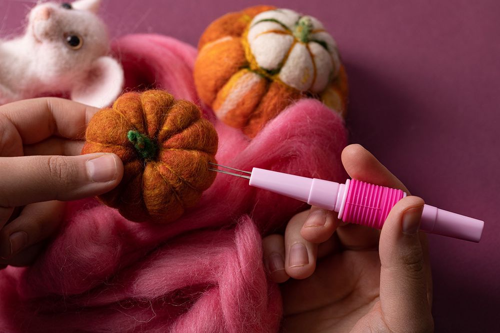 Иглы ручные для валяния (фелтинга) 40 тонкие, Gamma FND-003