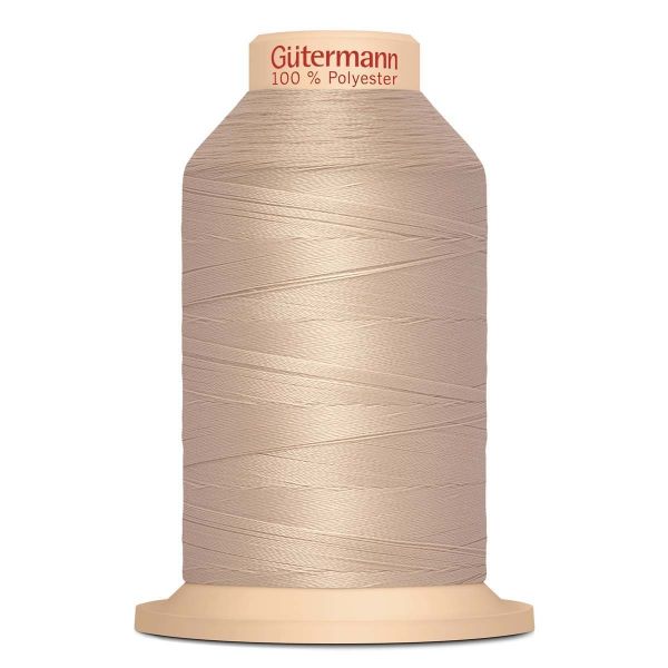 Нитка филаментная особопрочная Gutermann Tera 30, 900 м, 704601, 722 св.бежевый, 10 катушек