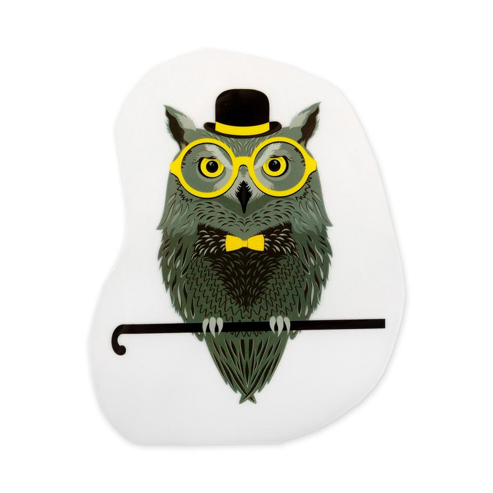 Термотрансфер M №01, 1 шт, M-012 сова в очках 8.3х10 см, Gamma "M" №01