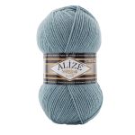 Пряжа Alize (Ализе) Superlana klasik / уп.5 мот. по 100 г, 280м, 575 серо-голубой