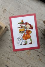 Алмазная (кристальная) мозаика Фрея, Школьница, 14х19.5 см